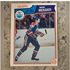 Mark Messier 1983/84 O-Pee-Chee Edmonton Oilers Hockey Card